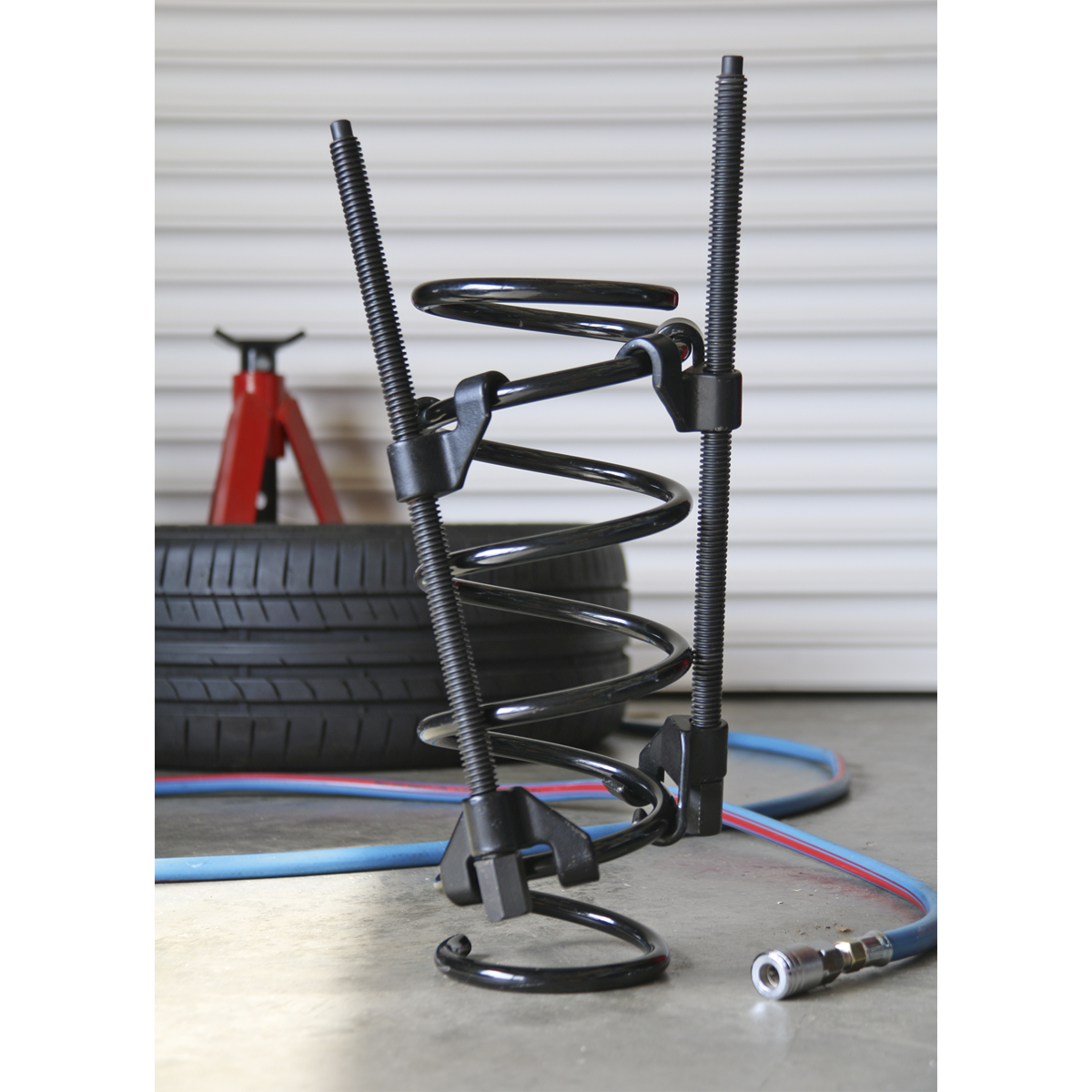 Long Reach Coil Spring Compressor 1100kg 2pc AK3846