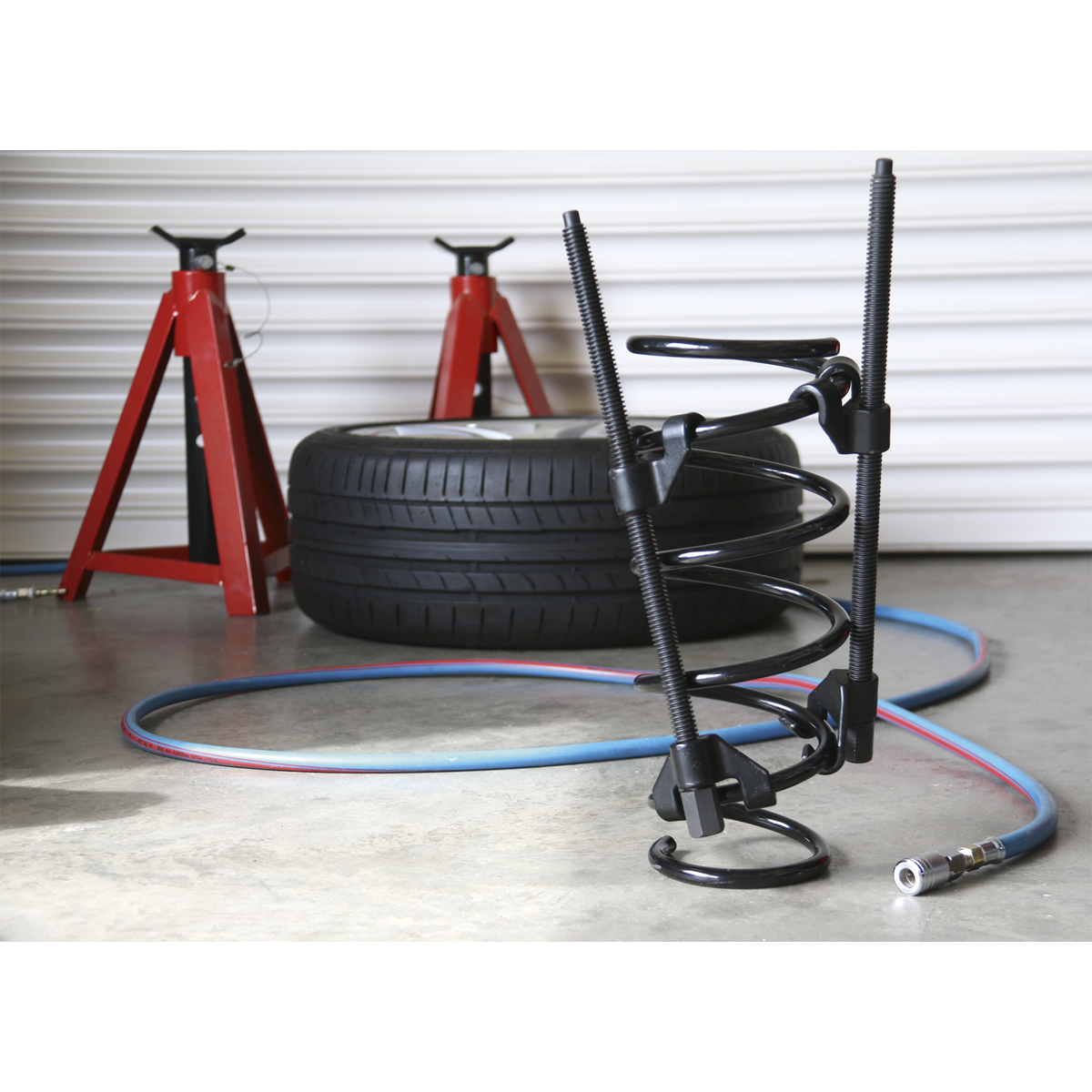 Long Reach Coil Spring Compressor 1100kg 2pc AK3846