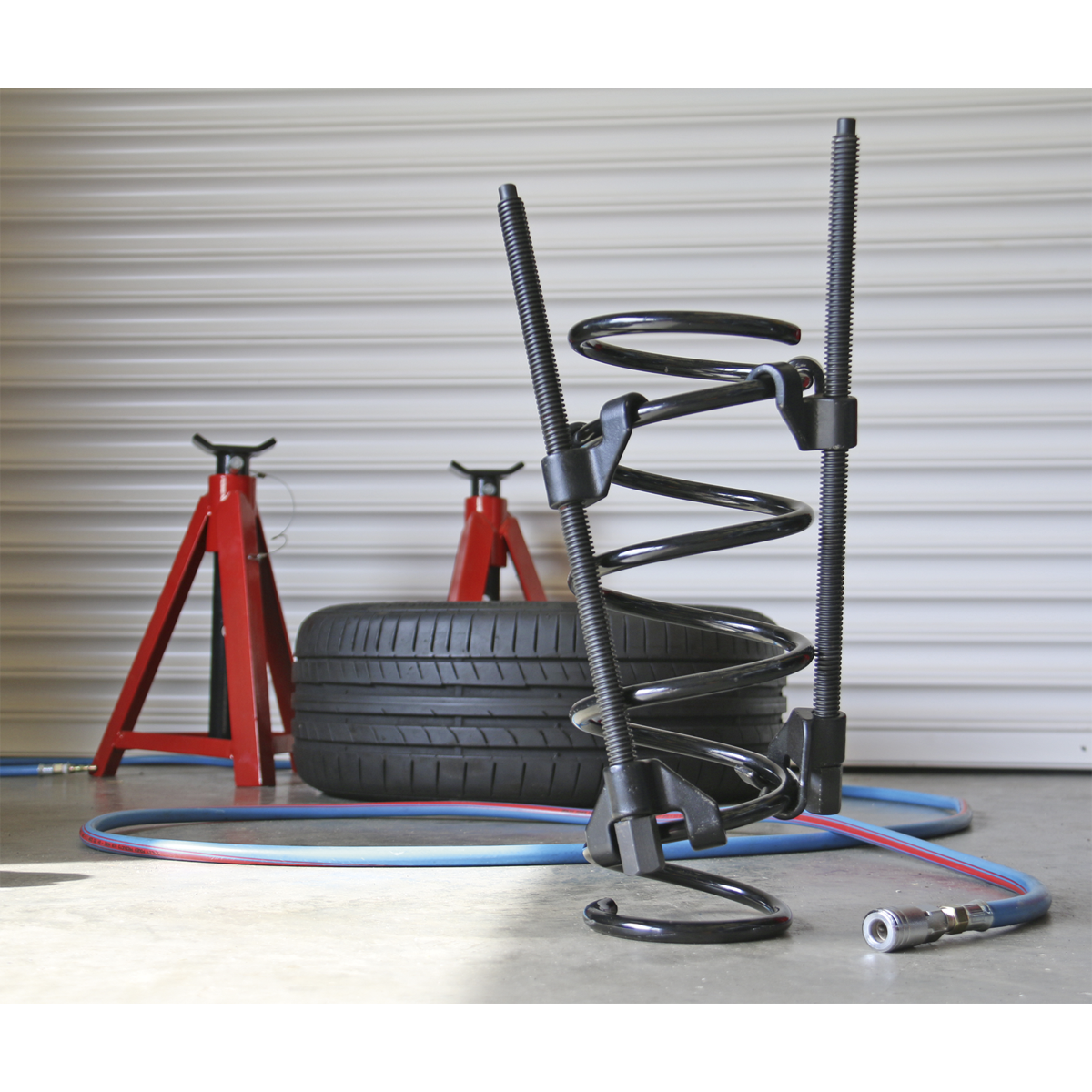 Long Reach Coil Spring Compressor 1100kg 2pc AK3846