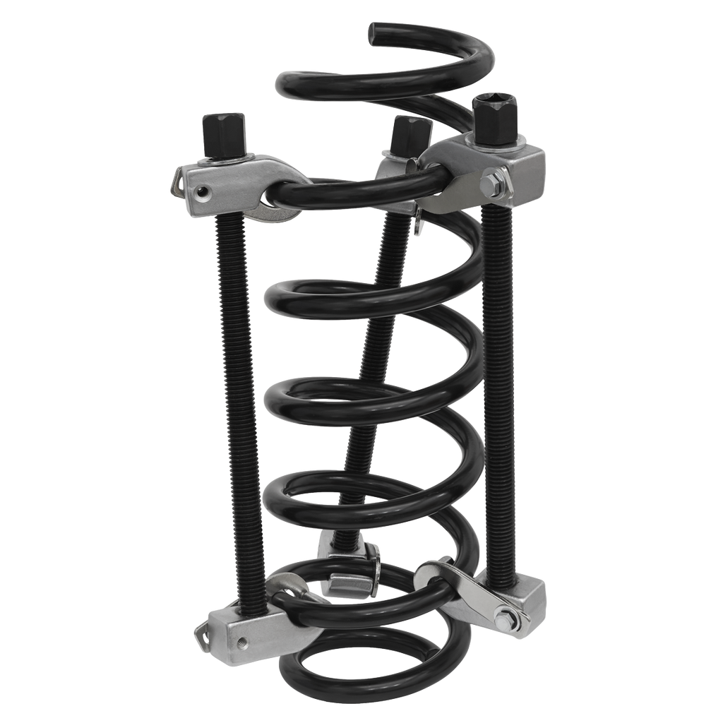 Coil Spring Compressor with Safety Hooks 1200kg 3pc AK384