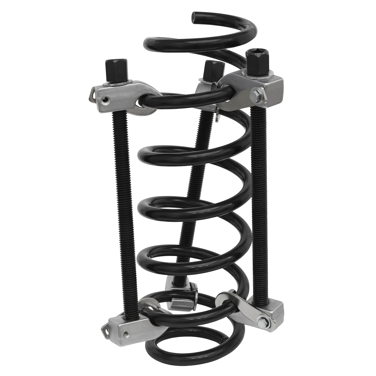 Coil Spring Compressor with Safety Hooks 1200kg 3pc AK384