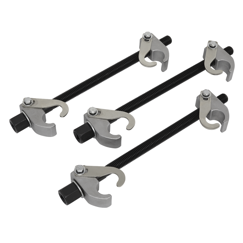 Coil Spring Compressor with Safety Hooks 1200kg 3pc AK384