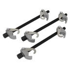 Coil Spring Compressor with Safety Hooks 1200kg 3pc AK384