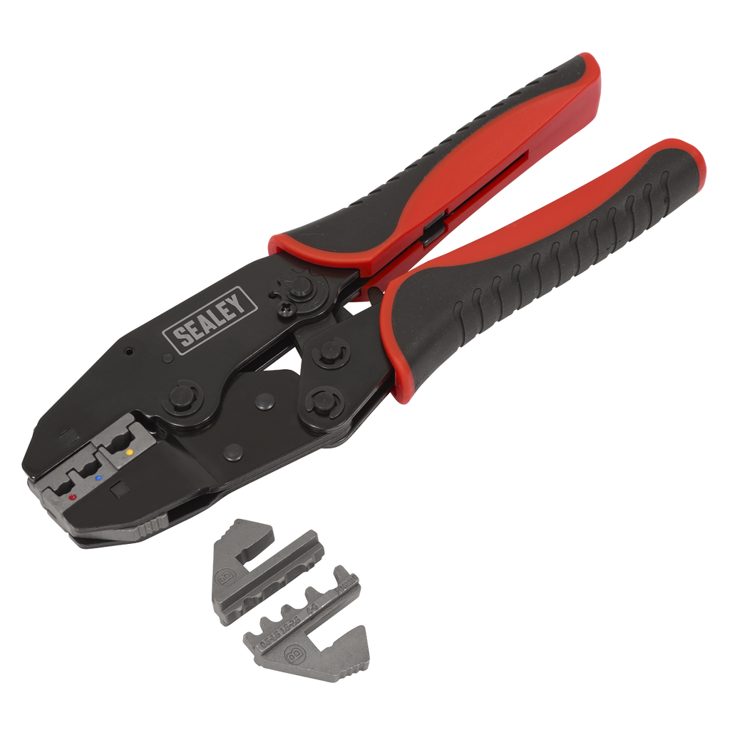 Ratchet Crimping Tool Interchangeable Jaws AK3857