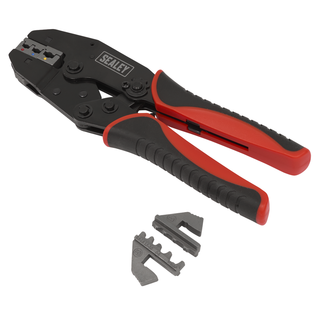 Ratchet Crimping Tool Interchangeable Jaws AK3857