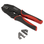 Ratchet Crimping Tool Interchangeable Jaws AK3857