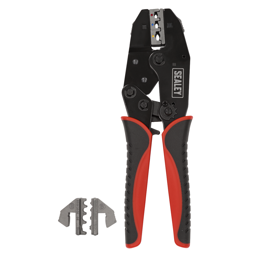 Ratchet Crimping Tool Interchangeable Jaws AK3857