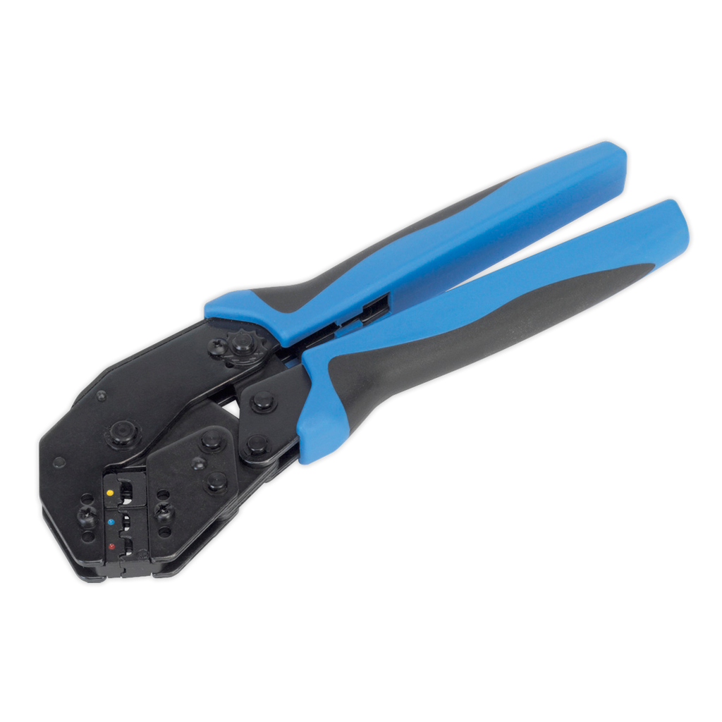 Angled Head Ratchet Crimping Tool Insulated Terminals AK3863