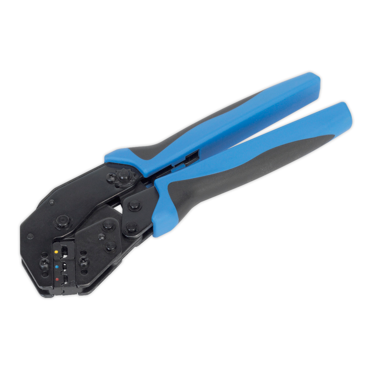 Angled Head Ratchet Crimping Tool Insulated Terminals AK3863