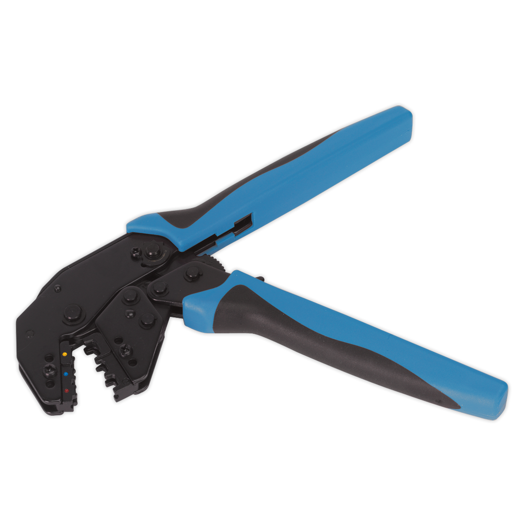 Angled Head Ratchet Crimping Tool Insulated Terminals AK3863
