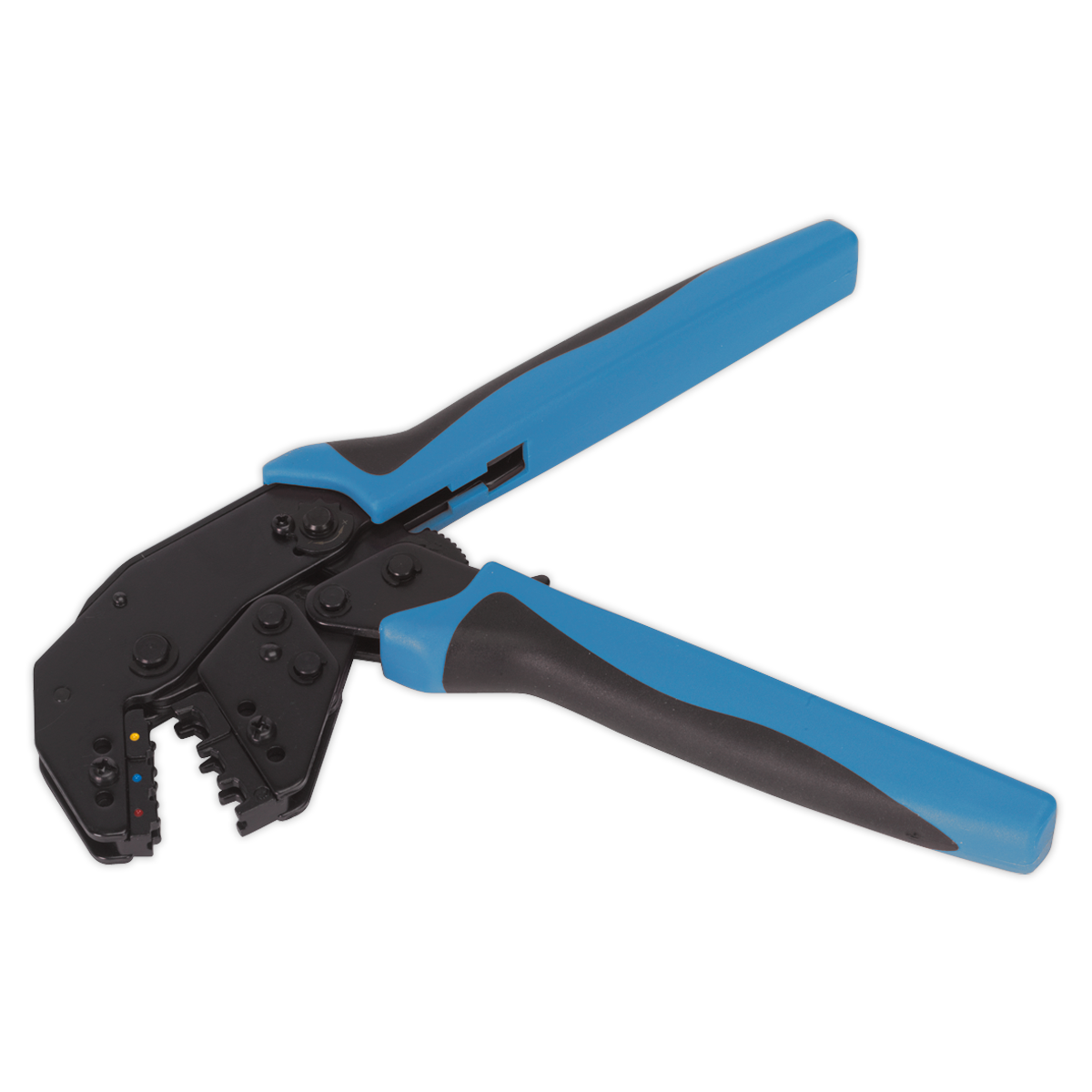 Angled Head Ratchet Crimping Tool Insulated Terminals AK3863