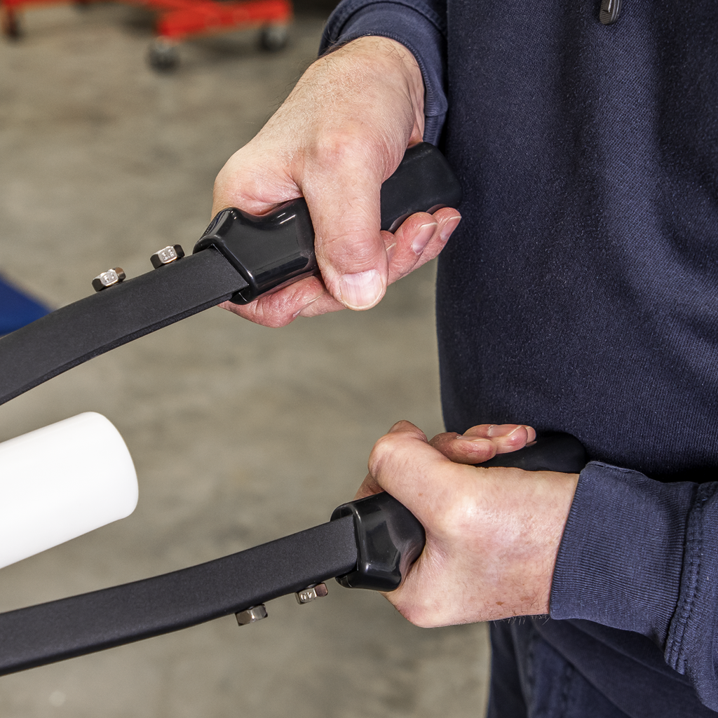 Heavy-Duty Long-Arm Riveter with Collection Bowl AK3981