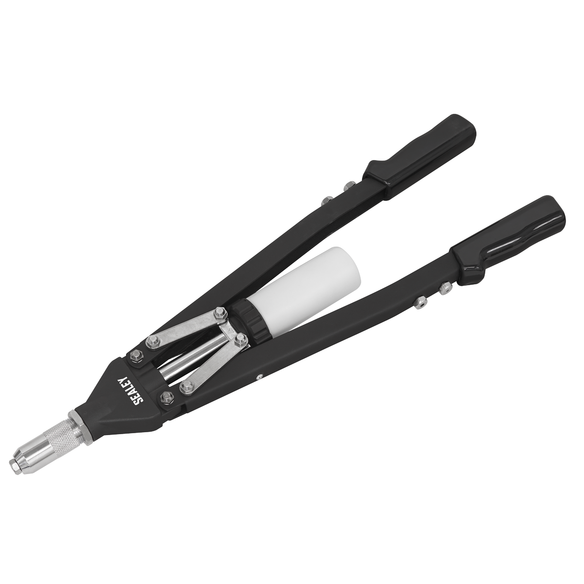 Heavy-Duty Long-Arm Riveter with Collection Bowl AK3981