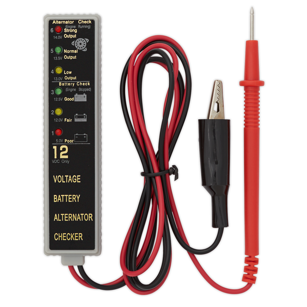 LED Battery & Alternator Tester 12V AK400