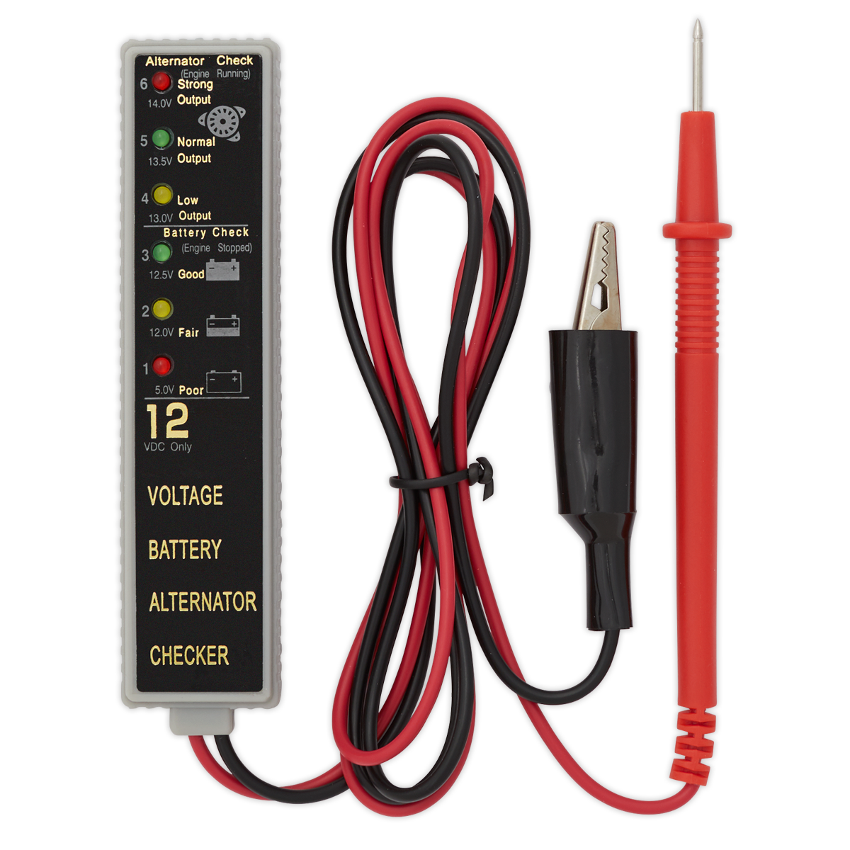LED Battery & Alternator Tester 12V AK400