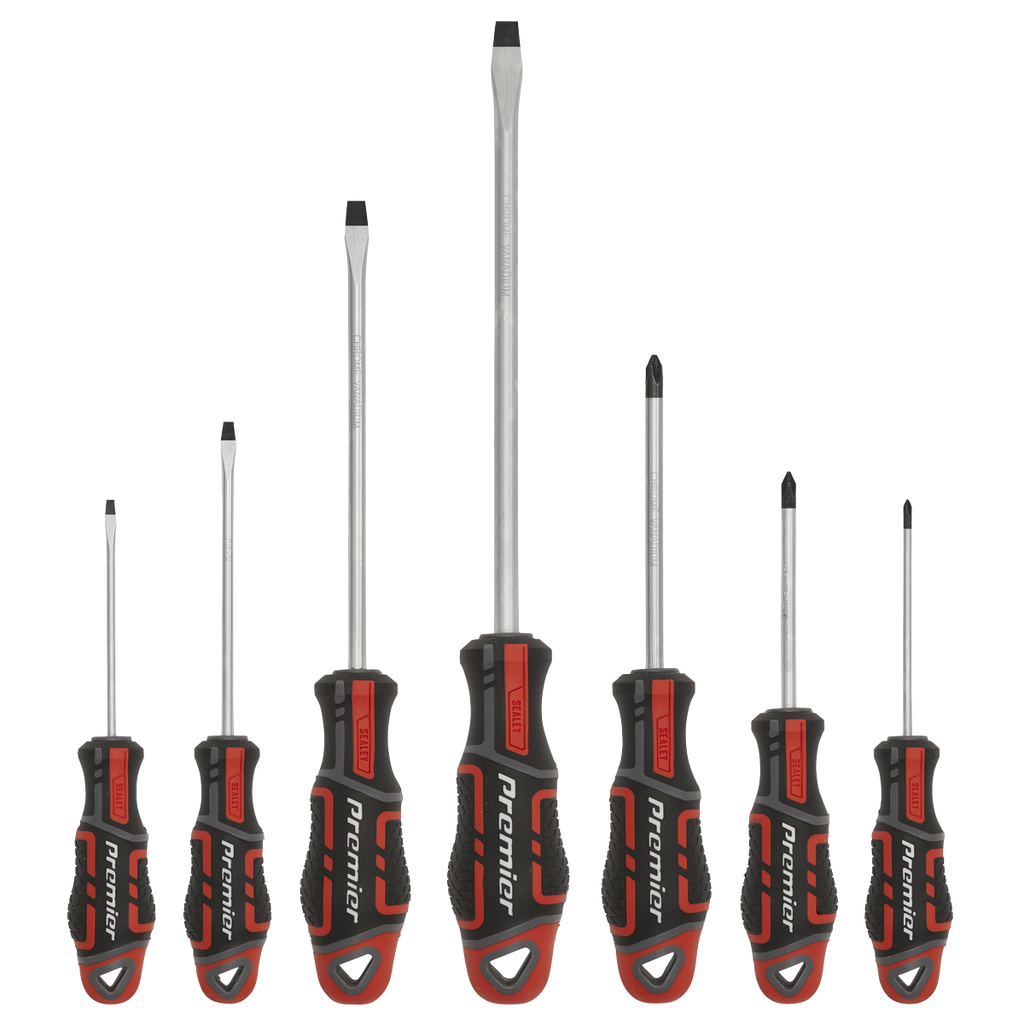 GripMAX® Screwdriver Set 7pc - Red AK4321