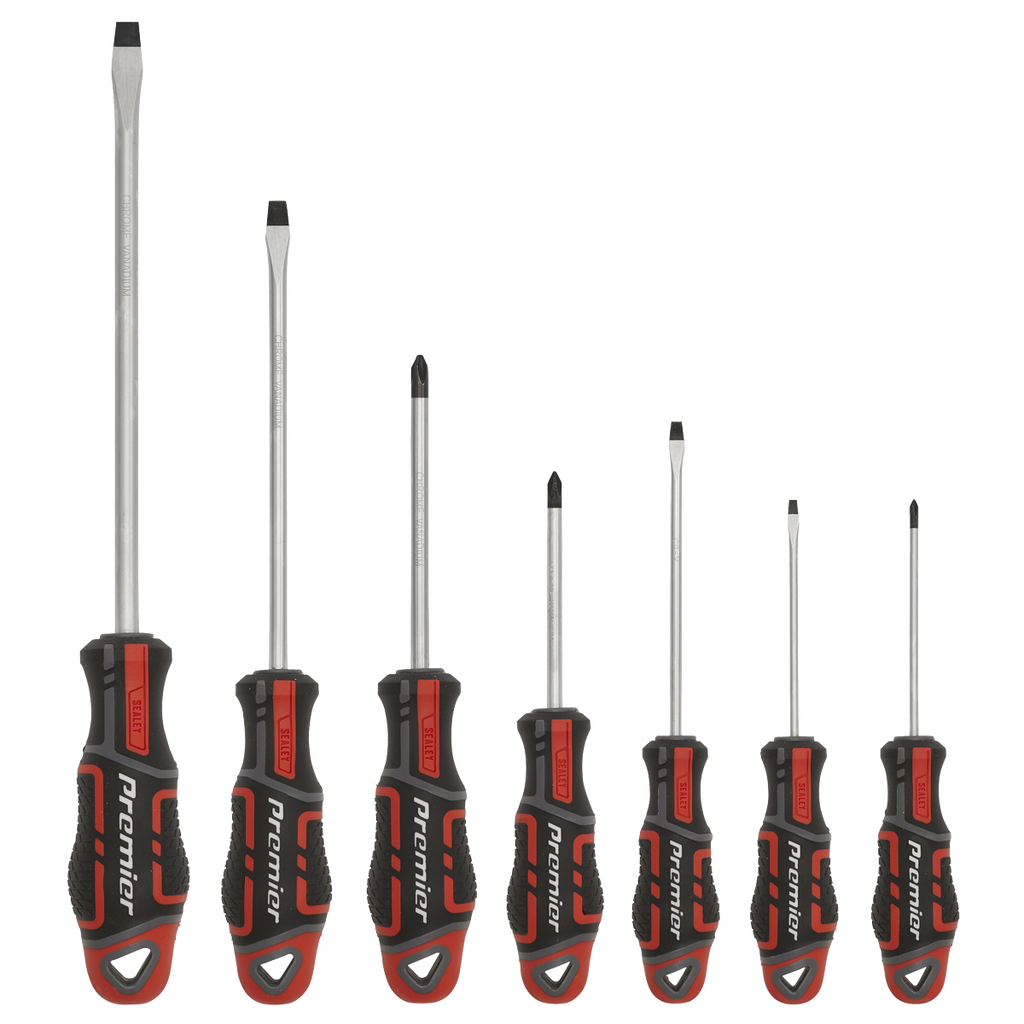 GripMAX® Screwdriver Set 7pc - Red AK4321
