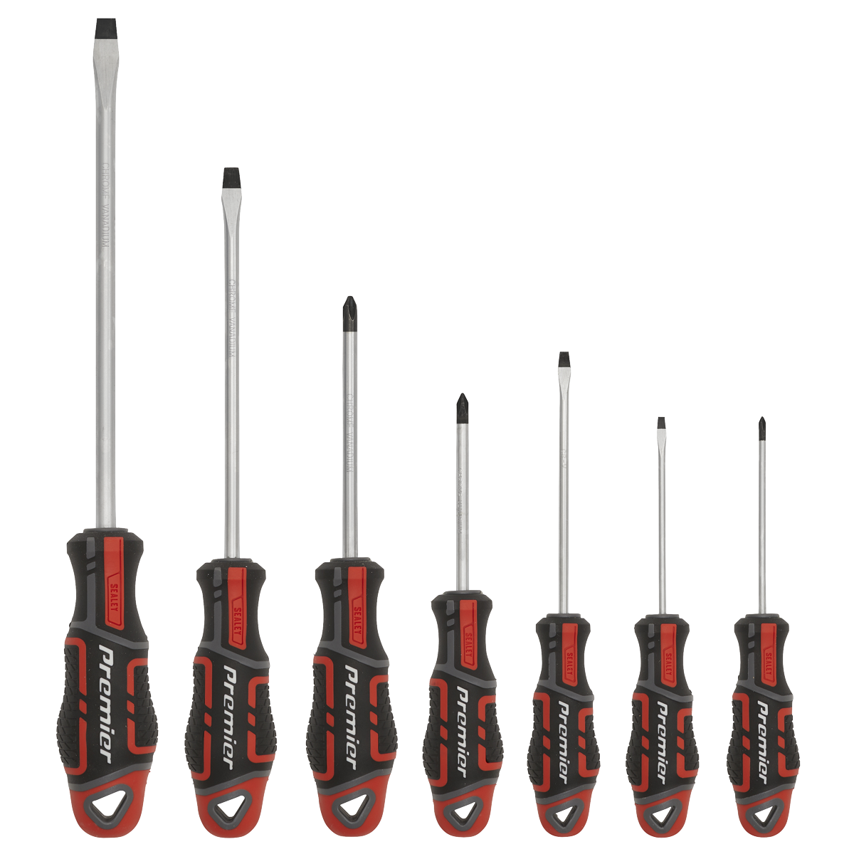 GripMAX® Screwdriver Set 7pc - Red AK4321