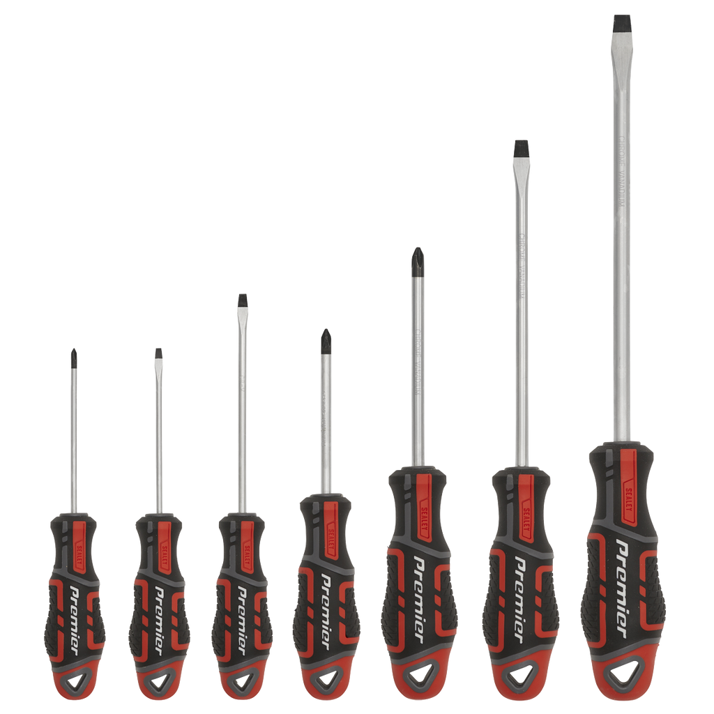GripMAX® Screwdriver Set 7pc - Red AK4321
