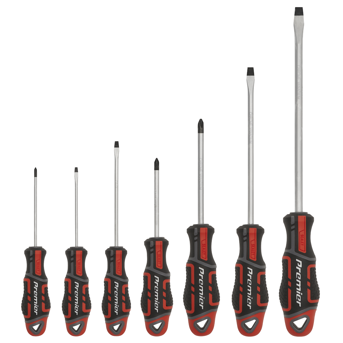 GripMAX® Screwdriver Set 7pc - Red AK4321