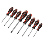 GripMAX® Security TRX-Star* Screwdriver Set 8pc - Red AK4323