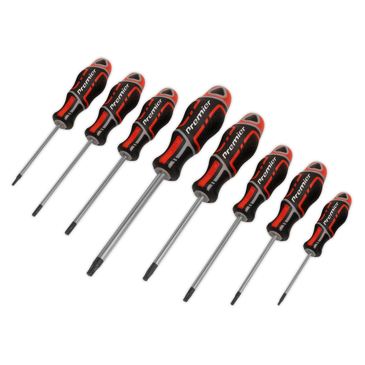 GripMAX® Security TRX-Star* Screwdriver Set 8pc - Red AK4323