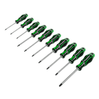 GripMAX® TRX-Star* Screwdriver Set 10pc - Hi-Vis Green AK4324HV