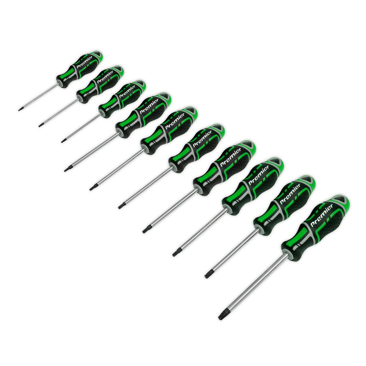 GripMAX® TRX-Star* Screwdriver Set 10pc - Hi-Vis Green AK4324HV