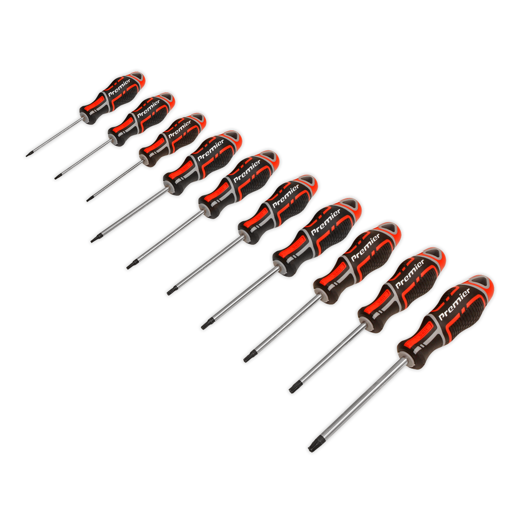 GripMAX® TRX-Star* Screwdriver Set 10pc - Red AK4324