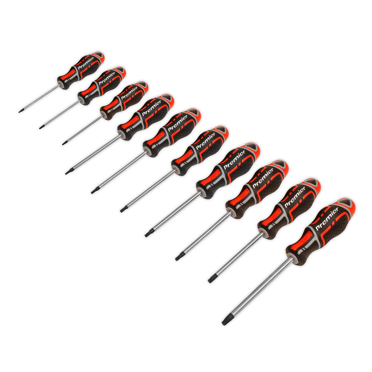 GripMAX® TRX-Star* Screwdriver Set 10pc - Red AK4324