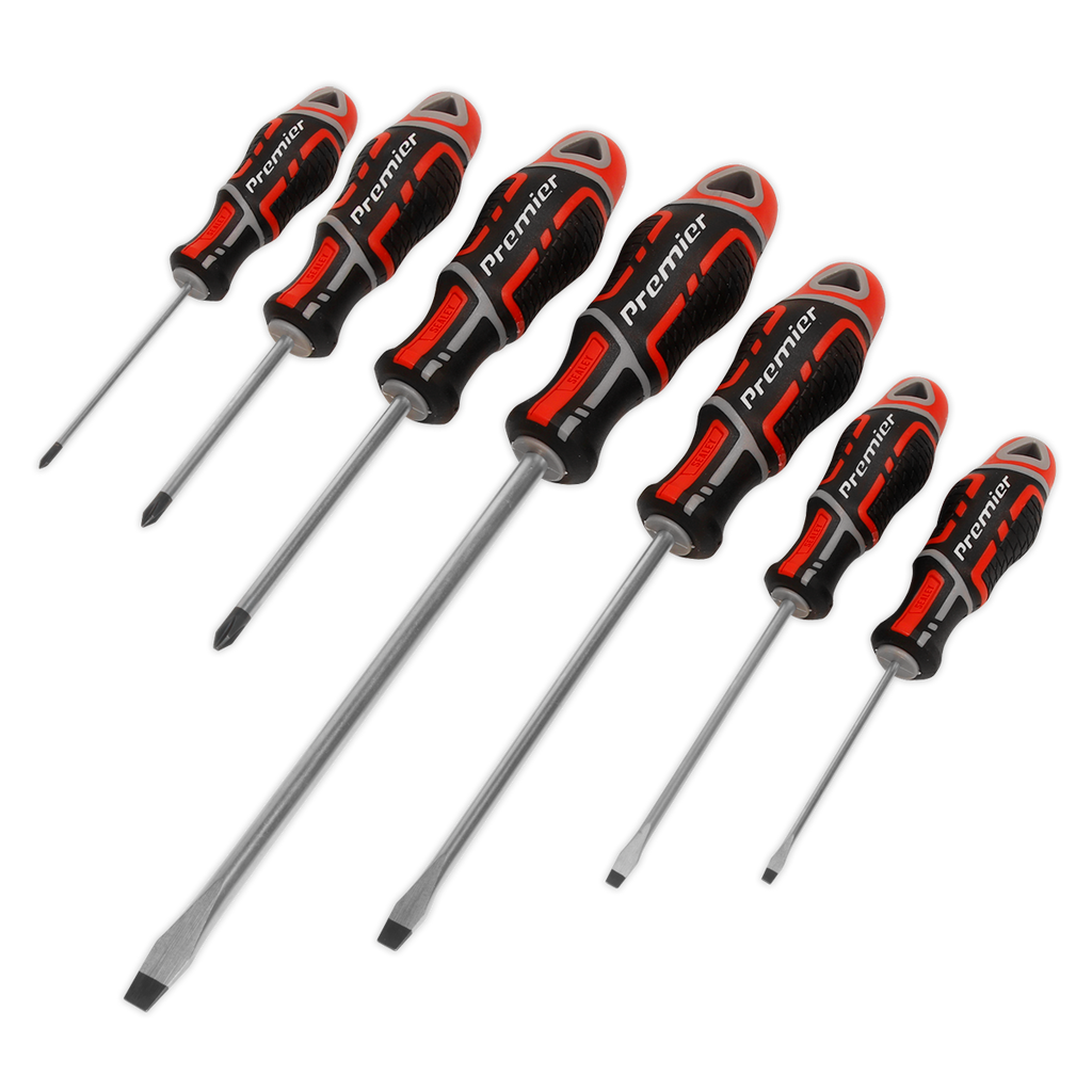 GripMAX® Screwdriver Set 7pc - Red AK4325