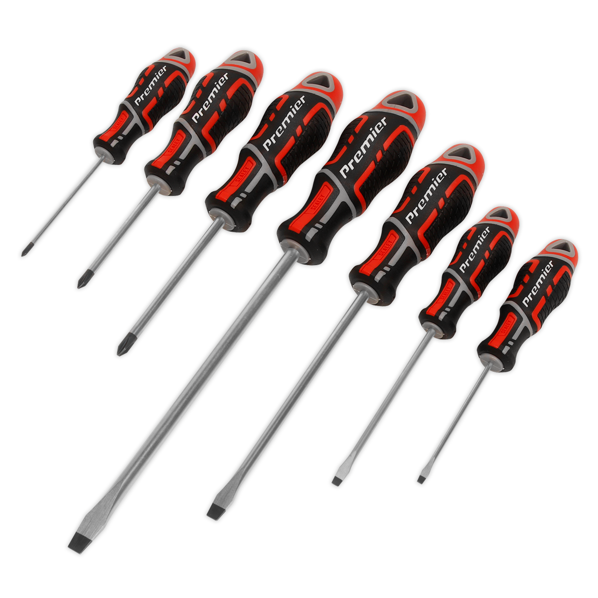 GripMAX® Screwdriver Set 7pc - Red AK4325