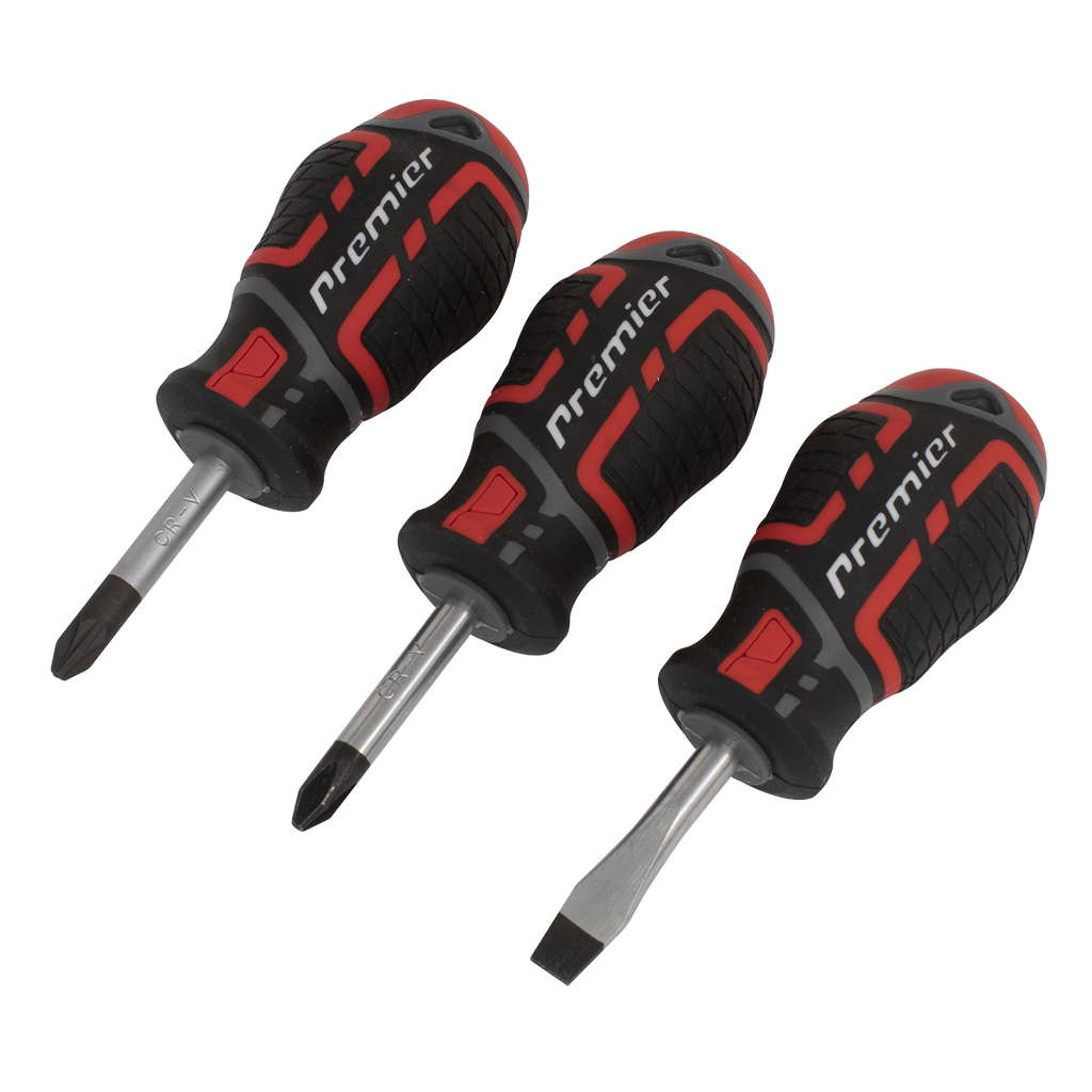 GripMAX® Stubby Screwdriver Set 3pc AK4328
