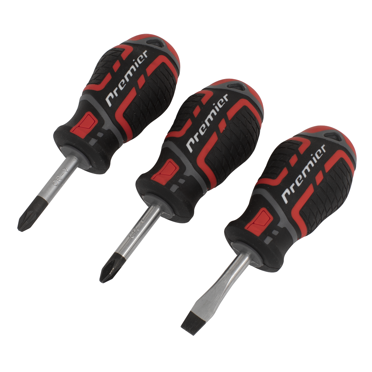 GripMAX® Stubby Screwdriver Set 3pc AK4328