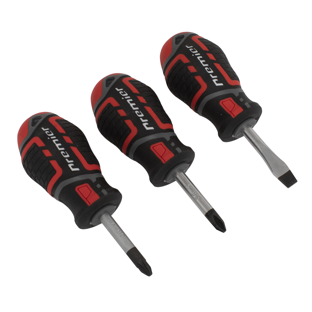 GripMAX® Stubby Screwdriver Set 3pc AK4328