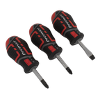 GripMAX® Stubby Screwdriver Set 3pc AK4328