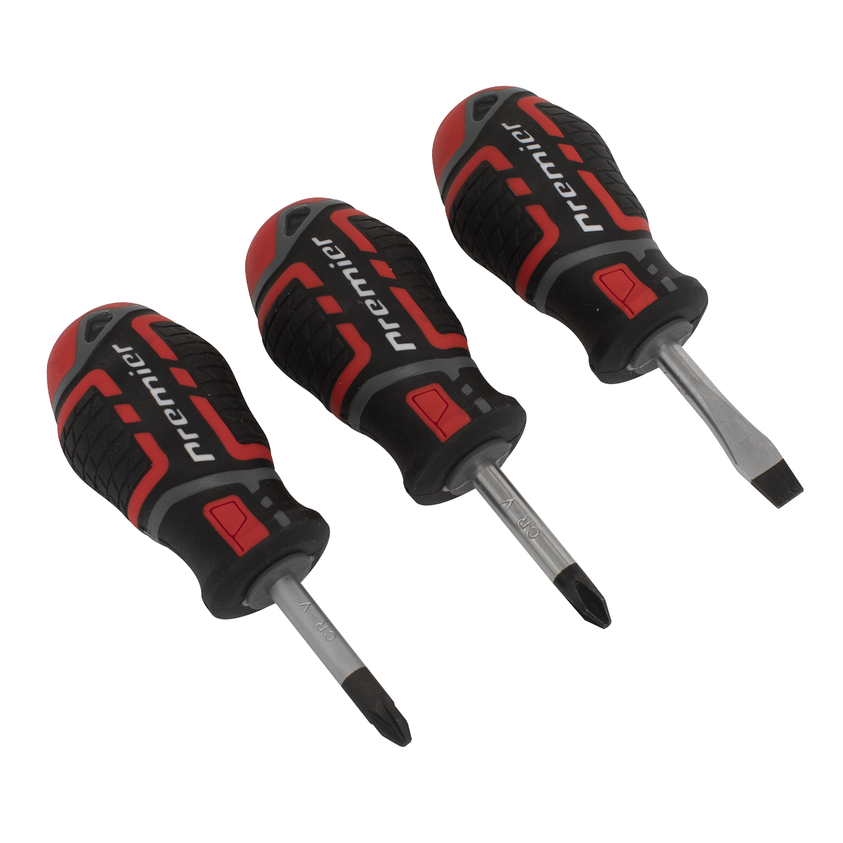 GripMAX® Stubby Screwdriver Set 3pc AK4328