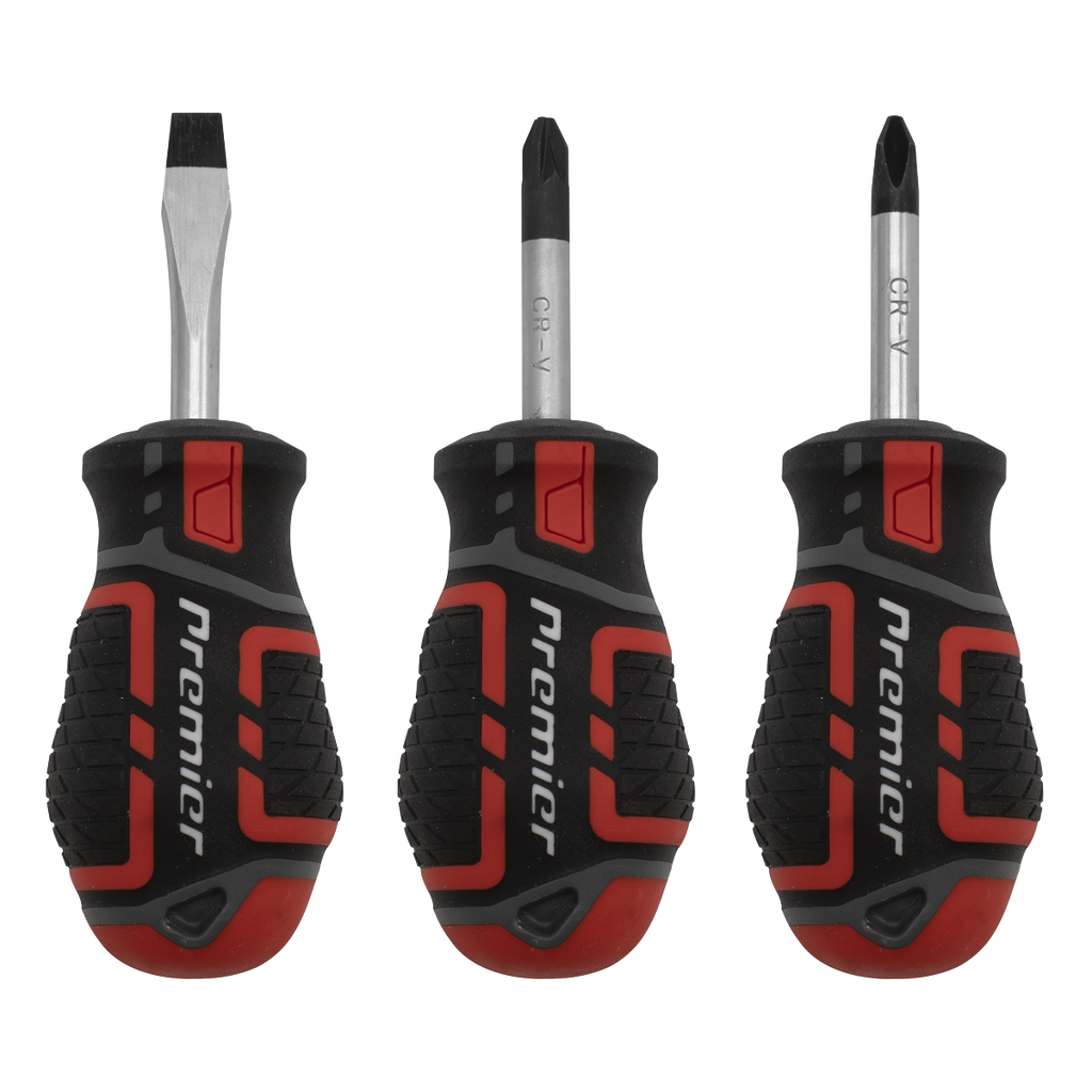 GripMAX® Stubby Screwdriver Set 3pc AK4328