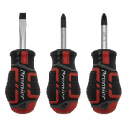 GripMAX® Stubby Screwdriver Set 3pc AK4328