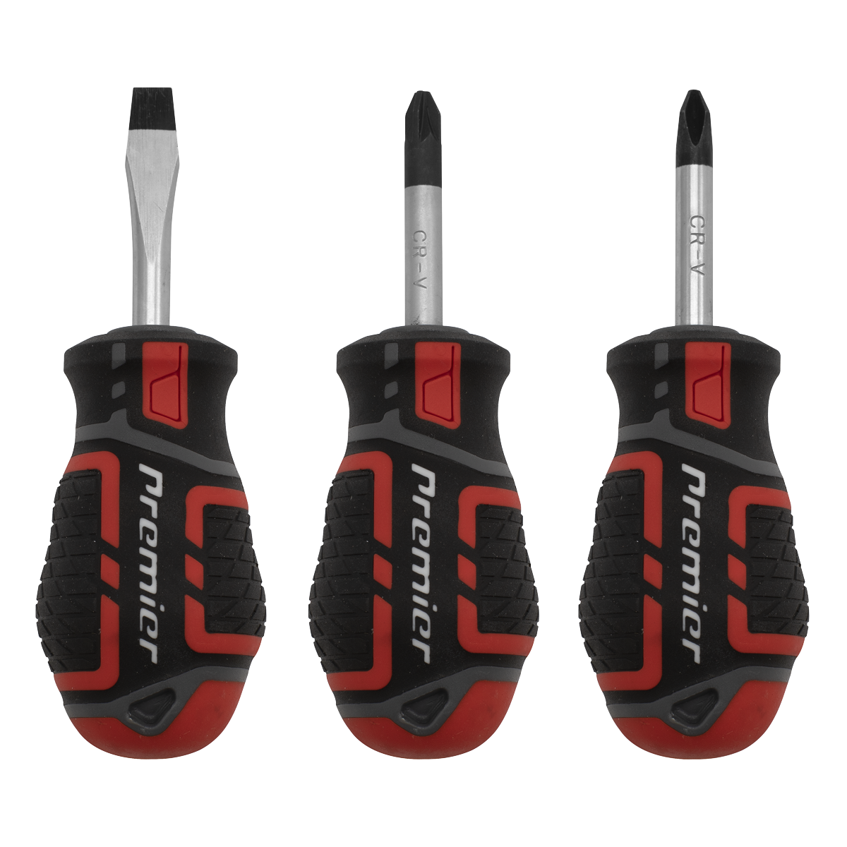 GripMAX® Stubby Screwdriver Set 3pc AK4328