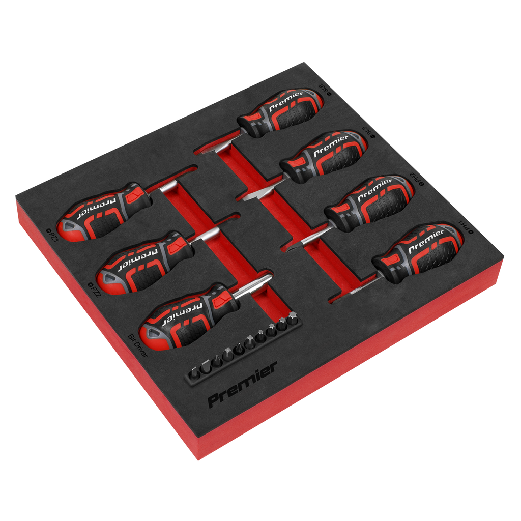 GripMAX® Stubby Screwdriver Set 17pc AK4371