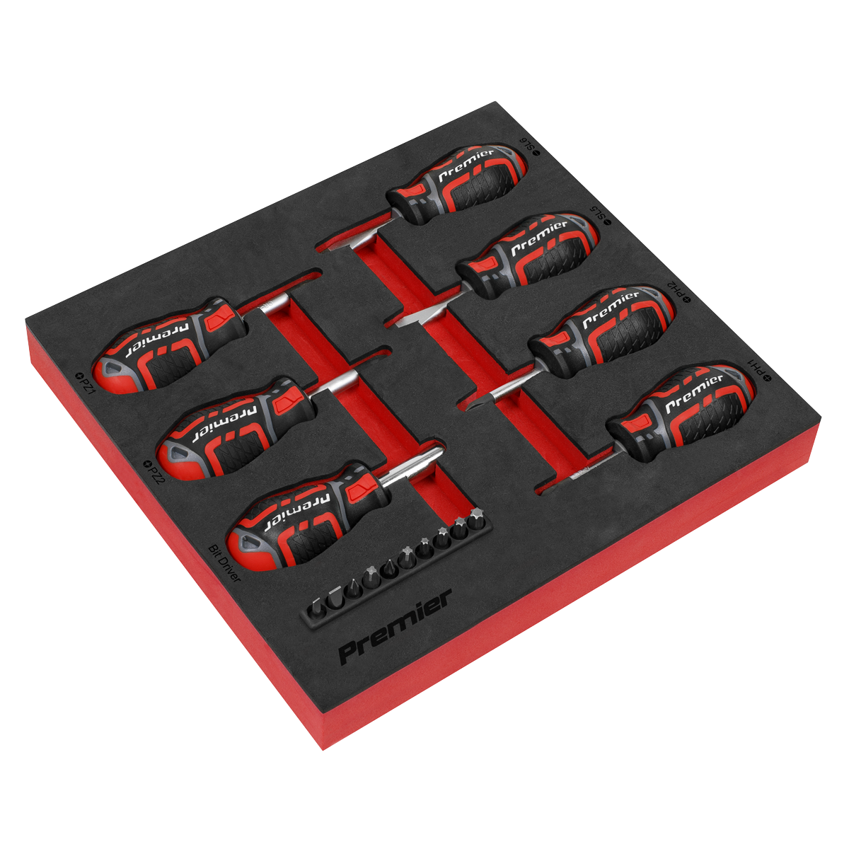 GripMAX® Stubby Screwdriver Set 17pc AK4371