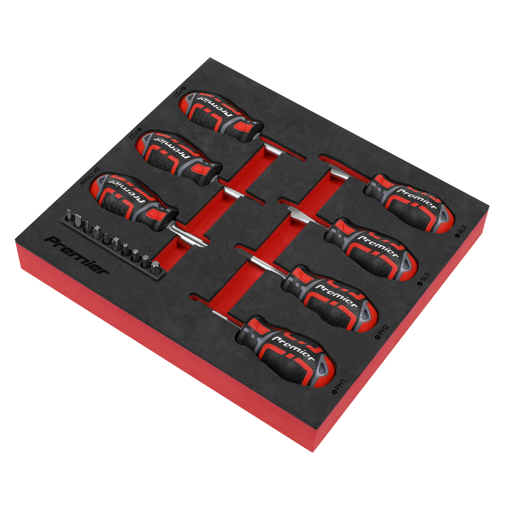 GripMAX® Stubby Screwdriver Set 17pc AK4371
