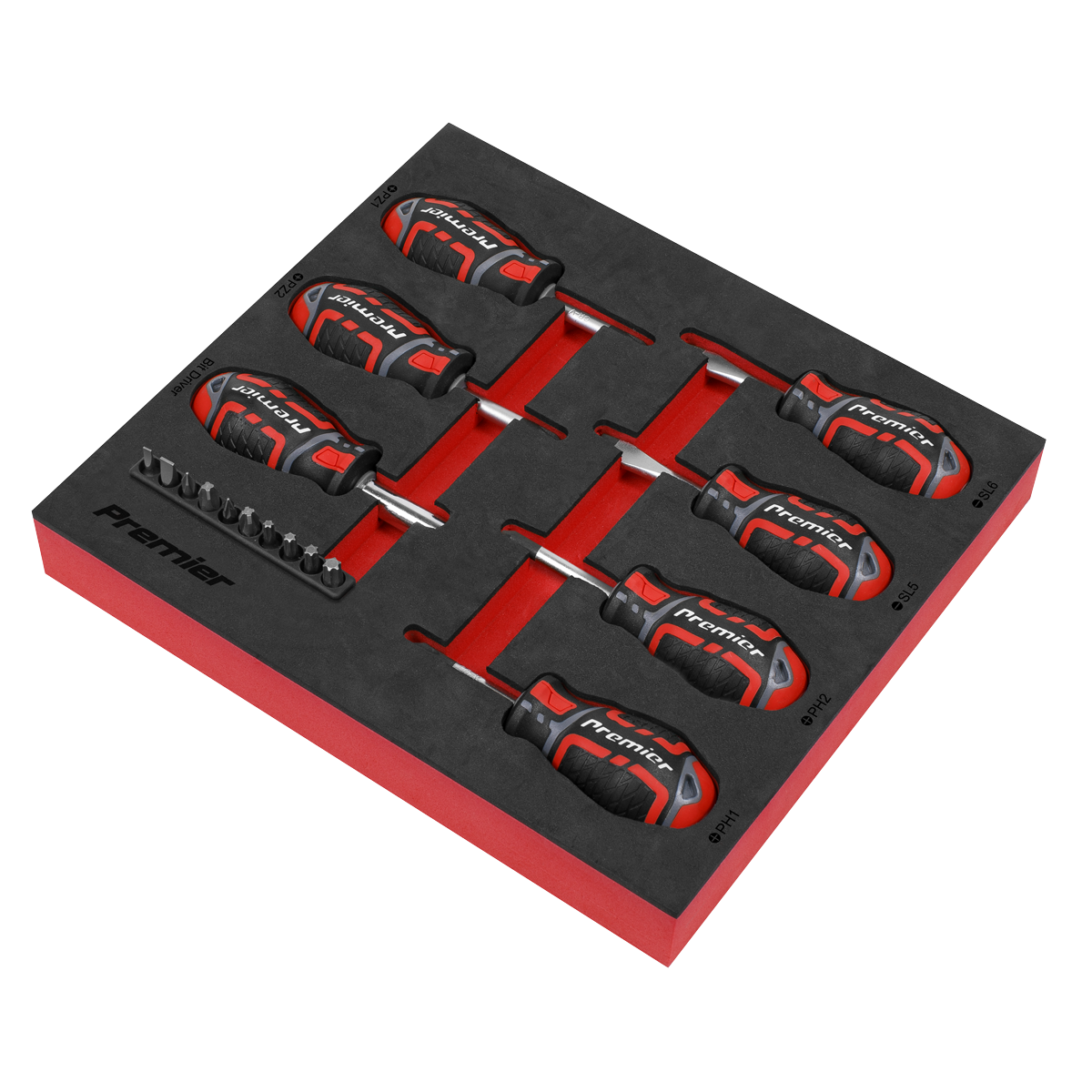 GripMAX® Stubby Screwdriver Set 17pc AK4371