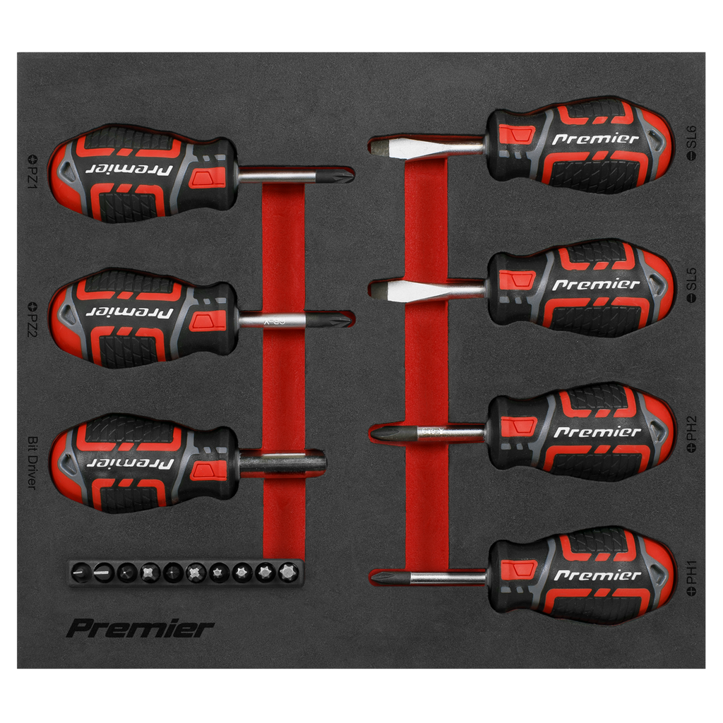 GripMAX® Stubby Screwdriver Set 17pc AK4371