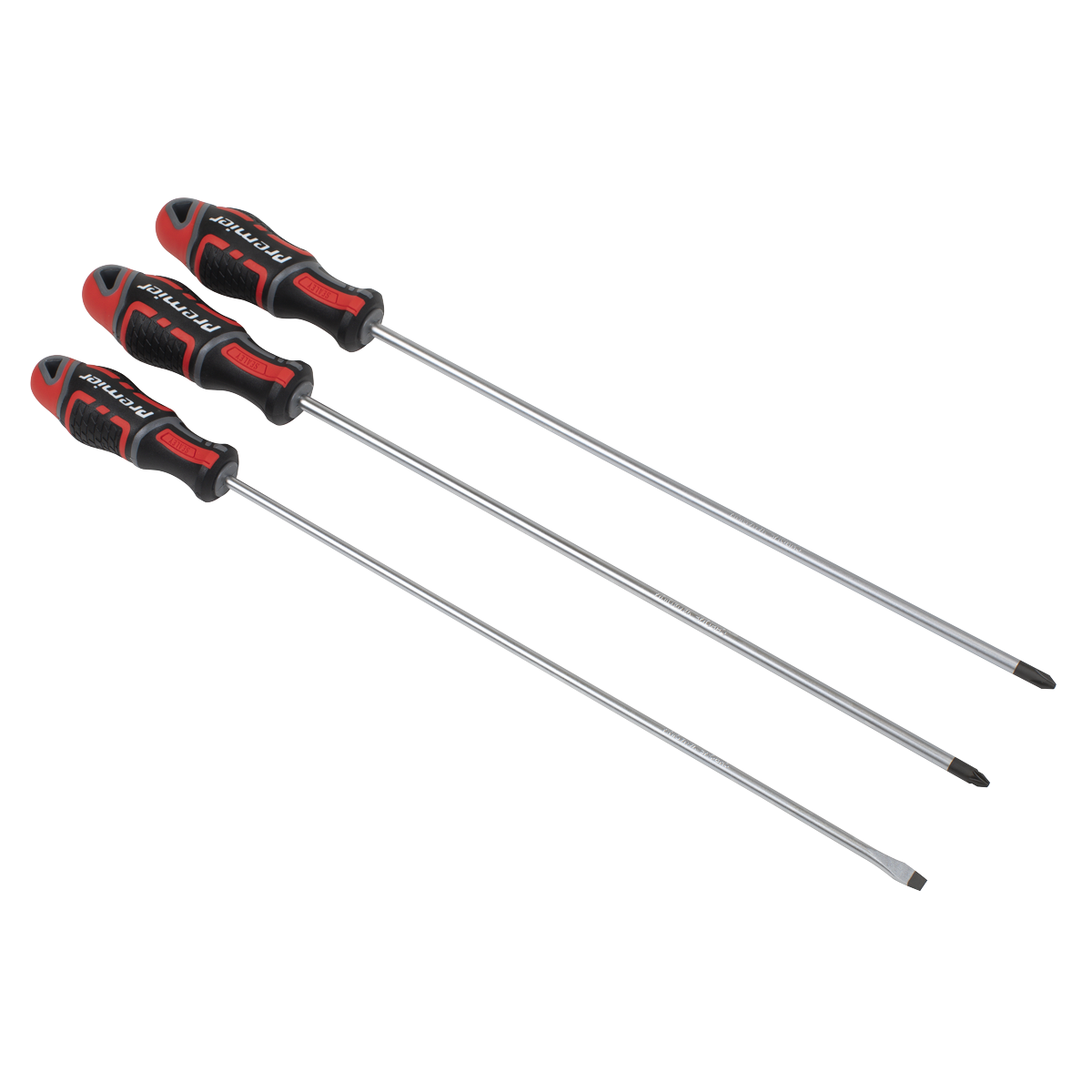 GripMAX® Extra-Long Screwdriver Set 3pc AK4372