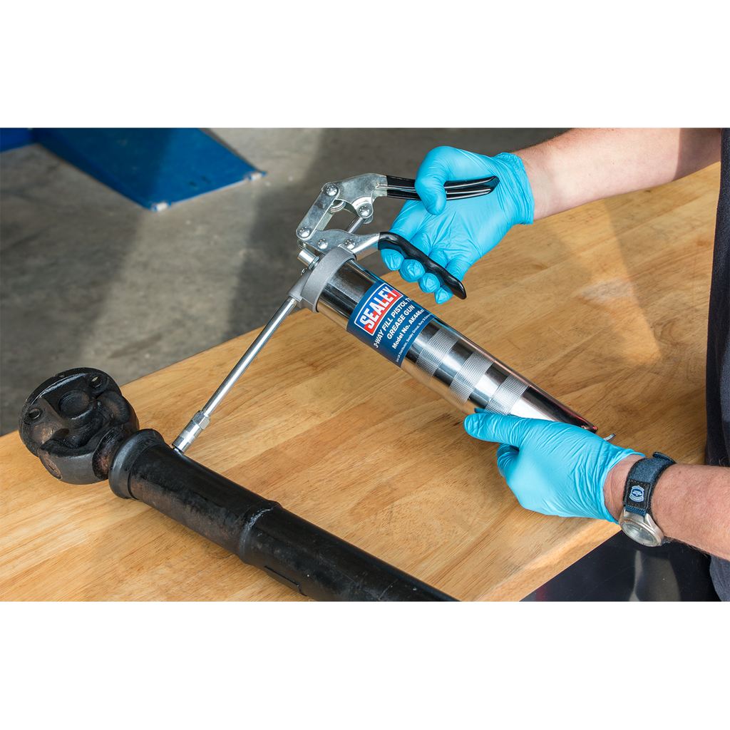 3-Way Fill Pistol Grip Grease Gun AK446