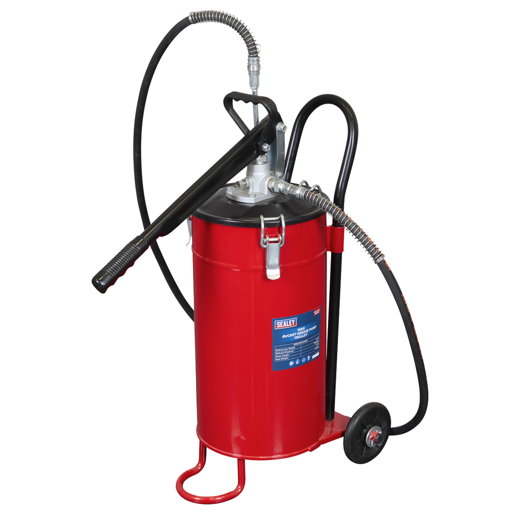 Bucket Grease Pump Trolley 15kg AK451X