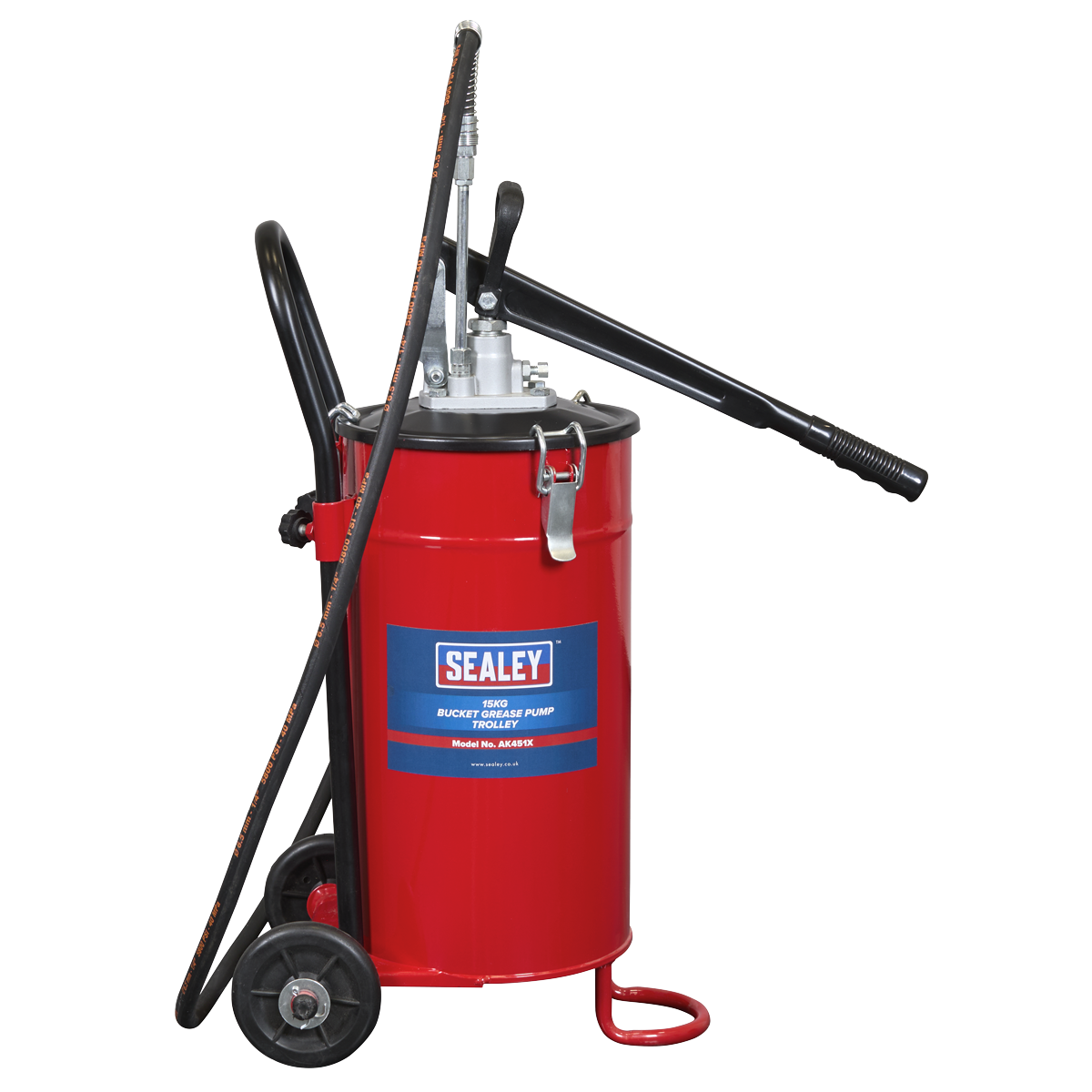 Bucket Grease Pump Trolley 15kg AK451X
