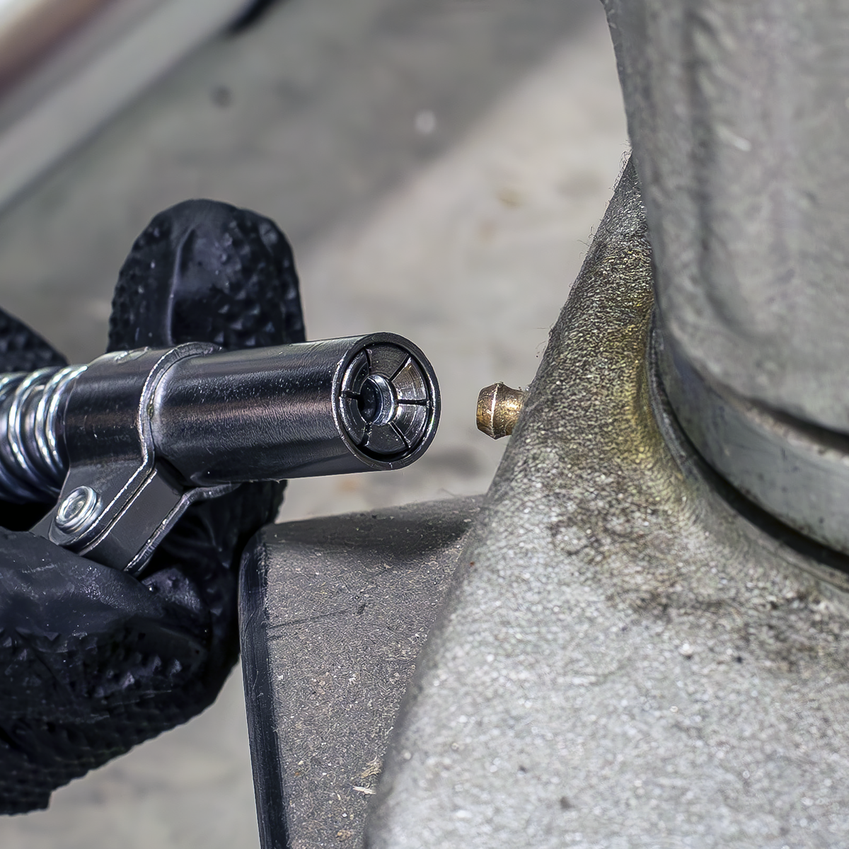 Single Handle Grease Gun Coupler AK452